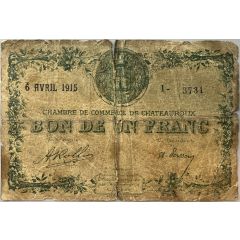 1 Franc - Chambre de Commerce de Châteauroux