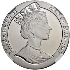 1 Crown - Elizabeth II Bicentenary of America`s Constitution