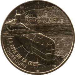 Monnaie de Paris Tourist Token - Cherbourg La Cité de la Mer - Le Redoutable S611