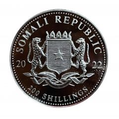 200 Shillings Elephant, Silver