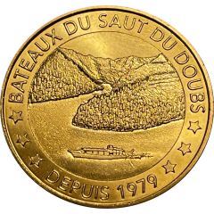 Monnaie de Paris Tourist Token - Bateaux du Saut du Doubs Depuis 1979