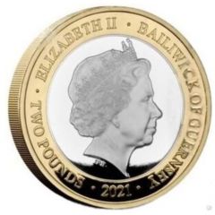 2 Pounds 100 Anniversary of the birth of Donald Campbell - Bluebird K7, Silver Proof