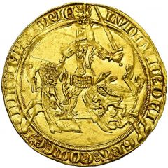 Rider `Franc à Cheval` - Louis II de Male