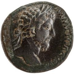 Sestertius - Marcus Aurelius TR POT XX IMP III COS III S C, Providentia
