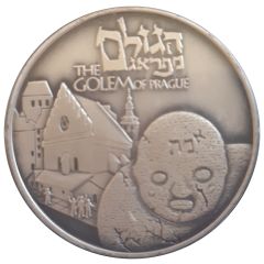 Medal - Jewish Folktales Golem of Prague