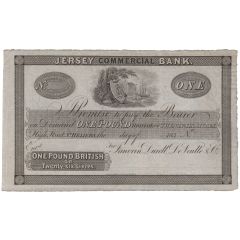 1 Pound / 26 Livres Jersey Commercial Bank