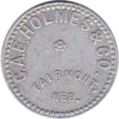 25 Cents - C.A.E. Holmes and Co. Fairmont, Nebraska