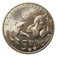 5 Euros The Eurasian lynx