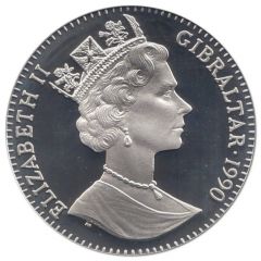 1 Crown - Elizabeth II Constitution, Silver Proof