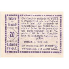 20 Heller Haibach bei Aschach