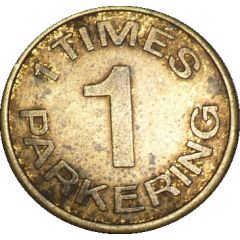 Parking Token - Palads Parkering 1 Times