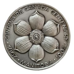 Medal - Canada Centenary Manitoba - Large