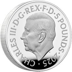 5 Pounds - Charles III The Greyhound of Richmond; Silver Proof