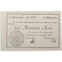 5 000 000 000 Mark Ochsenhausen
