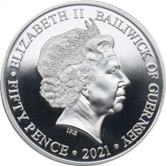 50 Pence Elizabeth II `Her Majesty Queen Elizabeth II 95th birthday photographic collection`