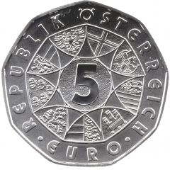 5 Euros New Year Coin 2018