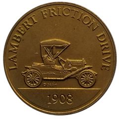 Franklin Mint - Collection of Antique Car Coins - Series 2 Lambert Friction Drive