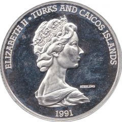 20 Crowns - Elizabeth II Columbus` Crew Sights Land