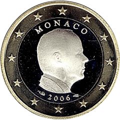1 Euro - Albert II 1st map