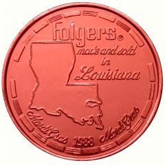 Mardi Gras Token - Folgers