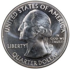1/4 Dollar `Washington Quarter` Fort McHenry- Silver 5 oz. Bullion