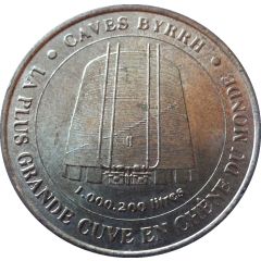 Monnaie de Paris Tourist Token - Caves Byrrh La plus grande cuve en chêne du monde