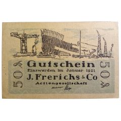 50 Pfennig Einswarden, J. Frerichs