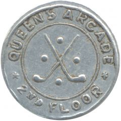 Token - Queens Arcade NSV Auckland Miniature Golf Club