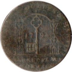 1/2 Penny Norfolk - Norwich / Bullen and Martins