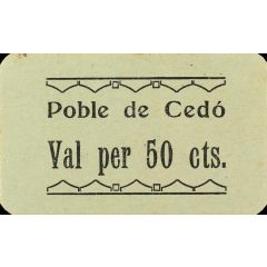 50 Céntimos Cedó