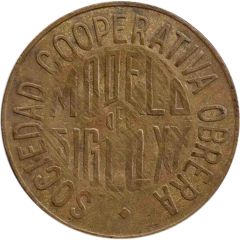 10 Centimos - Sociedad Cooperativa Obrera Modelo del Siglo XX