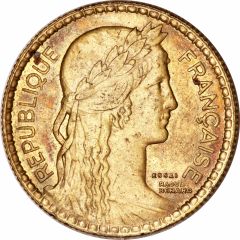 10 Francs pattern of Bénard