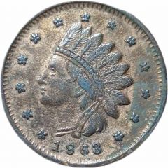 Civil War Token - Not One Cent F-93/366