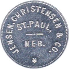 50 Cents - Jensen, Christensen and Company St. Paul, Nebraska