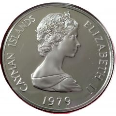 5 Dollars - Elizabeth II 2nd portrait, Silver