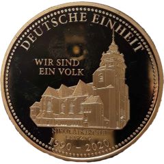 Token - 30 years United Germany Leipzig - Nikolaikirche