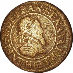 Double Tournois - Henri IV Châlons-sur-Marne mint, 2nd type