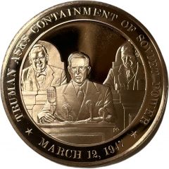 Medal - History of the United States Truman Asks Containment of Soviet Power