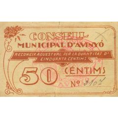 50 Céntimos Avinyó