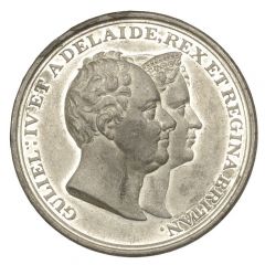 Medal - William IV Coronation, T. Halliday, white metal
