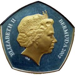 5 Dollars - Elizabeth II Bermuda Quincentennial