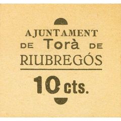 10 Céntimos Torà de Riubregós