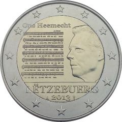2 Euros - Henri I National Anthem