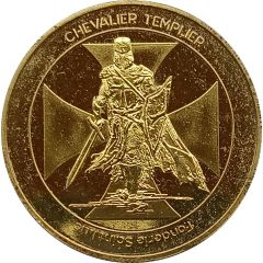Jeton touristique - Fonderie Saint Luc - Chevalier templier - Chevalier cathare