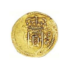 São Tomé de 2,5 Xerafins - João V Goa mint