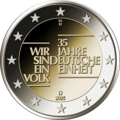 2 Euros German Reunification