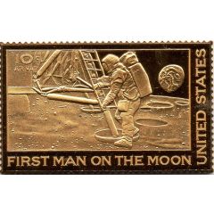 Token - United State Postal Service 10 Cents - First Man on the Moon
