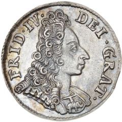 8 Skilling Dansk - Frederik IV Type I
