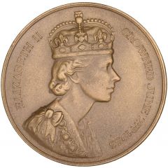 Medal - Elizabeth II Coronation, Spink, bronze