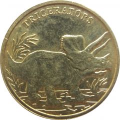 Token - Dinosauria Triceratops
